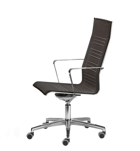 Moderner Bürosessel - KEYPLUS - TALIN SRL - Leder / Netz / Maschen