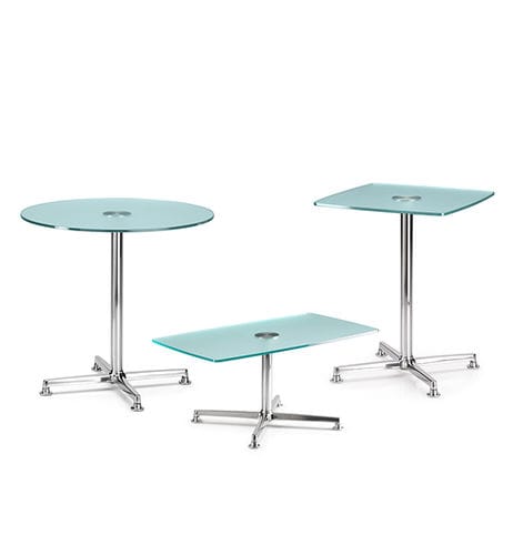 Moderner Bistrotisch - CUROS - TALIN SRL - Buche / MDF / Metall