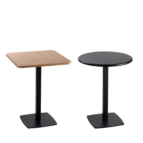 Moderner Bistrotisch - TOTEM - TALIN SRL - Buche / MDF / aus lackiertem Metall