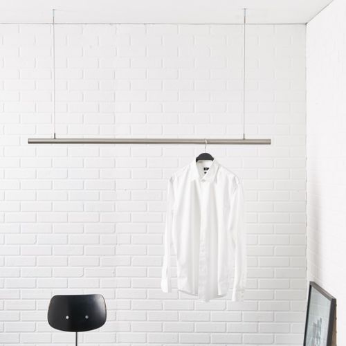 Moderner Kleiderständer - AIRJUST® SOLO - RaumForm33 - Edelstahl