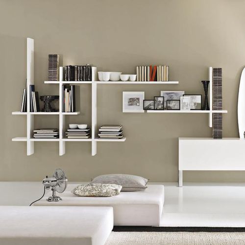 Wandmontiertes Regal - COMP_758 - Mobilgam - modern / lackiertes Holz