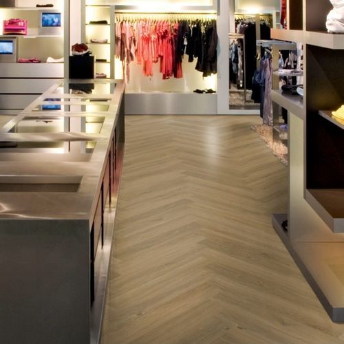 Umweltverträglicher Bodenbelag - MACADAMIA – HERRINGBONE    - Aspecta Flooring - Vinyl / für den Innenraum / für Büro