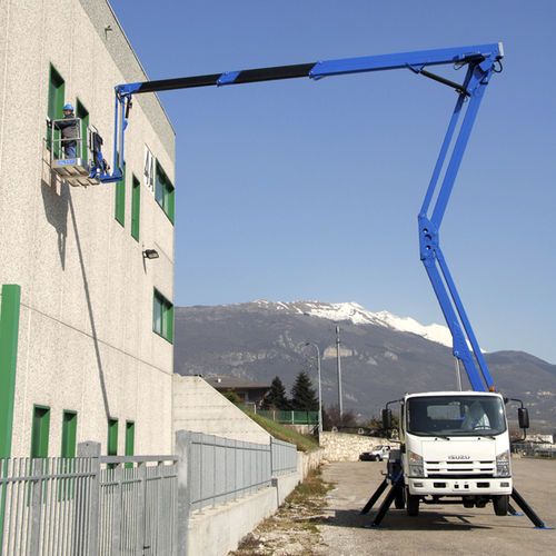 Hubarbeitsbühne für Baustellen - ZED 26 J  - CTE - für Außenbereich / LKW-montiert