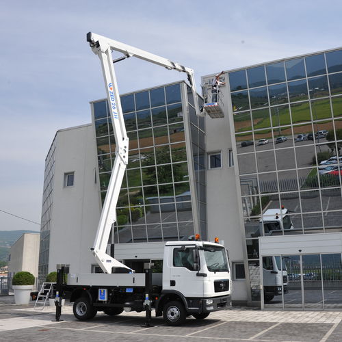 Hubarbeitsbühne für Baustellen - ZED 26 JH  - CTE - für Außenbereich / LKW-montiert