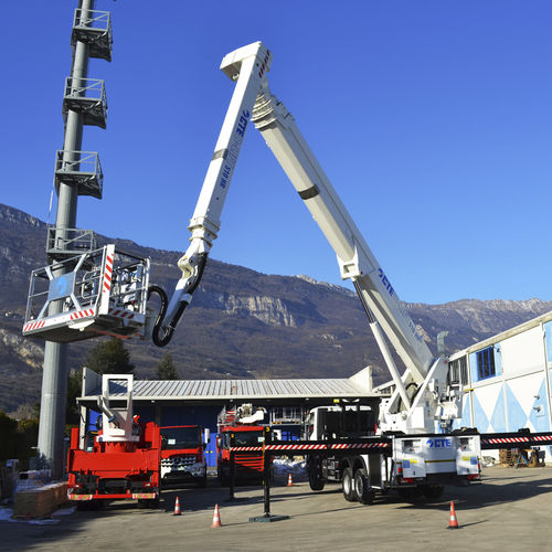 Hubarbeitsbühne für Baustellen - B-LIFT 510 HR  - CTE - für Außenbereich / LKW-montiert