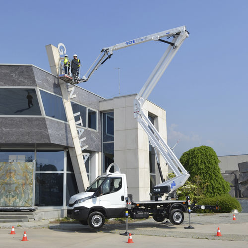 Hubarbeitsbühne für Baustellen - ED 23.3 JHV - CTE - für Außenbereich / LKW-montiert