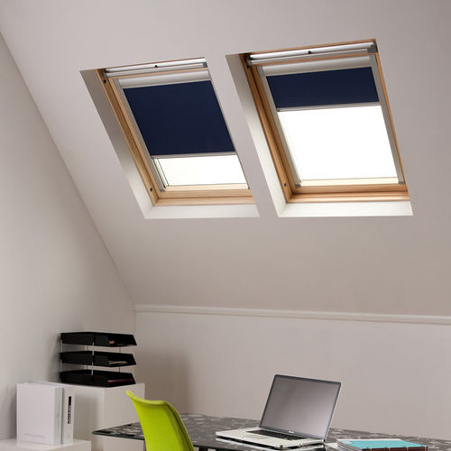 Jalousie für Dachfenster - PREMIUM VELUX® - Bloc Blinds - Stoff / Verdunkelung / maßgefertigt