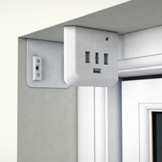 Öffnungssystem für Jalousie / Raffrollo - DRILL FREE - Bloc Blinds - gerollt / mit Kettenauslösung / Verdunkelung