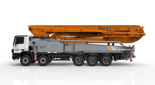 Mobile Betonpumpe - K61L - CIFA S.p.A - LKW-montiert
