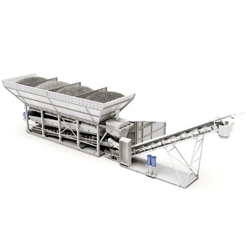 Mobile Betonmischanlage - FIVETECH DRY 100 - CIFA S.p.A - elektrisch