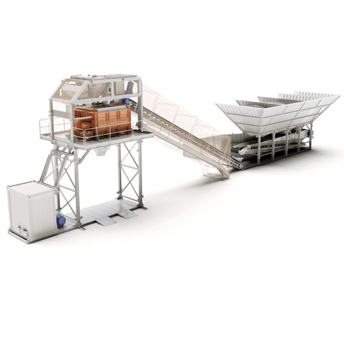 Mobile Betonmischanlage - FIVETECH3330B - CIFA S.p.A - elektrisch
