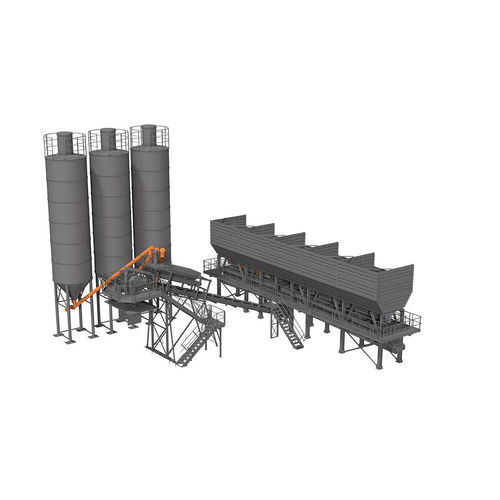 Semi-mobile Betonmischanlage - FIVETECH DRY - CIFA S.p.A - mobil / automatisch