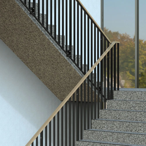 Treppengeländer - SCALA - Abel Metallsysteme GmbH & Co. KG - Aluminium / Stahl / Holz