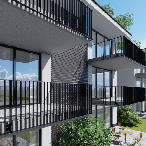 Stahlgeländer - RATIO FERRO - Abel Metallsysteme GmbH & Co. KG - Stab / für Außenbereich / für Balkon