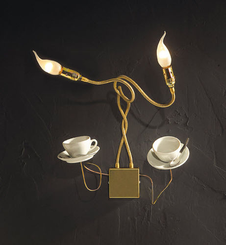 Wandleuchte / originelles Design - TETE A TETE - lucifero illuminazione - für den Innenraum / Metall / stationär