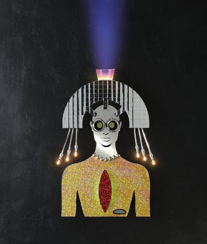 Wandleuchte / originelles Design - AX_001 - lucifero illuminazione - für den Innenraum / Aluminium / Kupfer
