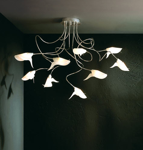 Moderner Kronleuchter - CINCIALLEGRE - lucifero illuminazione - Kupfer / für Gewerbegebrauch / Skulptur