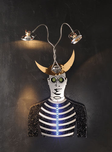 Wandleuchte / originelles Design - AX_002 - lucifero illuminazione - für den Innenraum / für Außenbereich / Aluminium