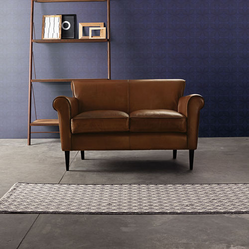 Klassisches Sofa - NEBRASKA  - Devina Nais - Leder / braun / Massivholz