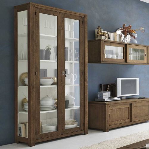 Moderne Vitrine - HOLLAND - Devina Nais - Glas / Massivholz