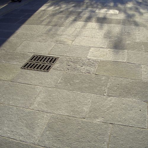 Kalkstein-Steinplatte - TANDUR - Asian Stones - für Fußboden / poliert / gebürstet