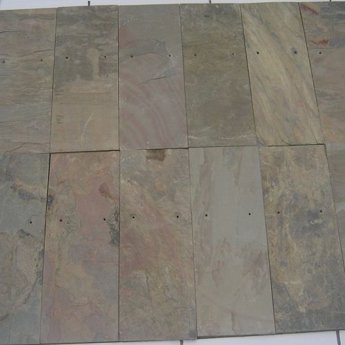Schiefer-Fliesen - MULTY - Asian Stones - matt / für Außenbereich / bodenstehend
