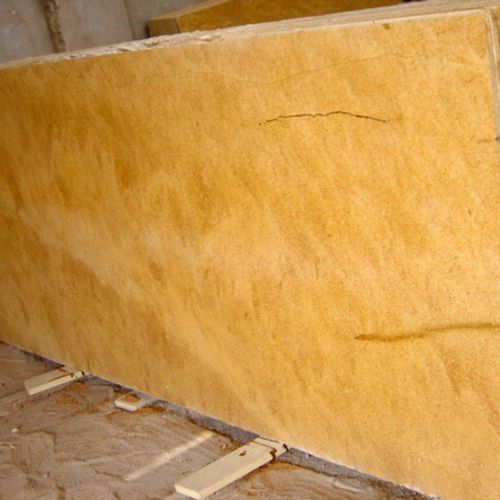 Naturstein-Steinplatte - SAHARA GOLD - Asian Stones - für Fußboden / gebürstet / gold