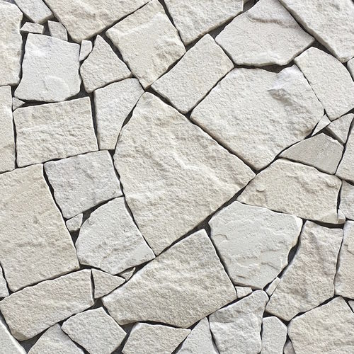 Natursteinfurnier - FIELDSTONE : ALASKAN WHITE - Asian Stones