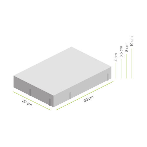 Betonpflasterstein - ECOGRANIC®: 30×20 - PVT - befahrbar / für öffentliche Bereiche / aus recyceltem Material
