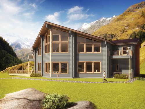 Fertigbauhaus - TUNTURI : 981 - Artic House - umweltfreundlich / modern / 2-Etagen