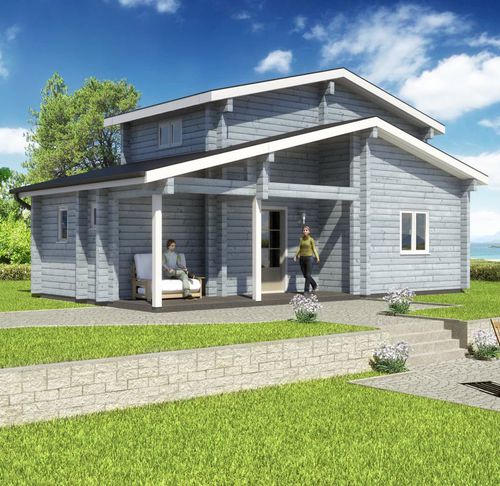 Fertigbauhaus - COTTAGE - Artic House - umweltfreundlich / modern / 2-Etagen