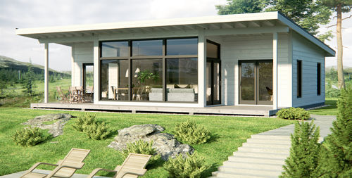 Fertigbauhaus - NORDIC COLLECTION 100 - Artic House - modern / Holz
