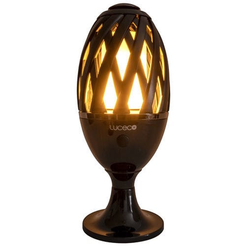 Bodenlampe - FLAME EFFECT - LUCECO - Metall / modern / wiederaufladbar