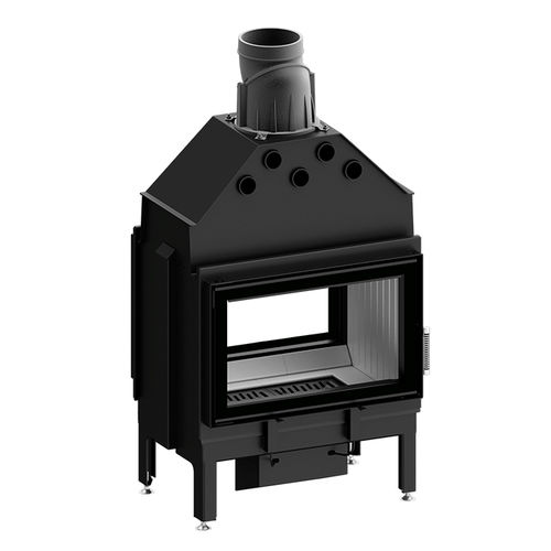 Holzkamin - ARDENTE DUO 68x43.DSS - Hitze - Einbau / Insel / doppelseitig