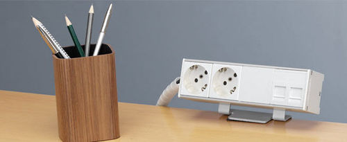 IT-Steckdose - K45 OFIBLOCK COMPACT - Simon - Mehrfach / wandmontiert / Schreibtisch