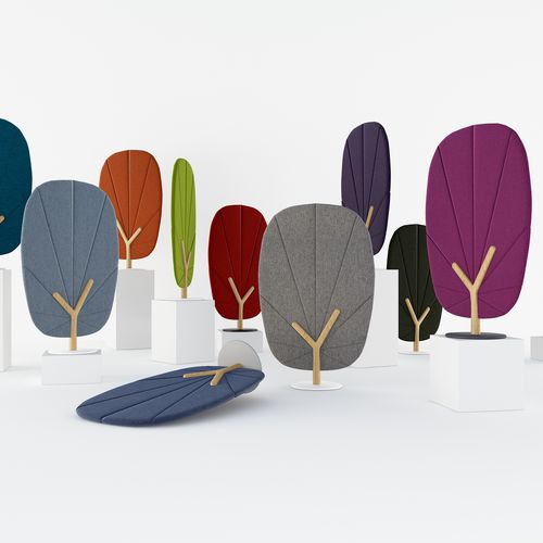 Paravent / originelles Design - TREE - Mikomax Smart Office - Stoff / für Gewerbegebrauch / tragbar
