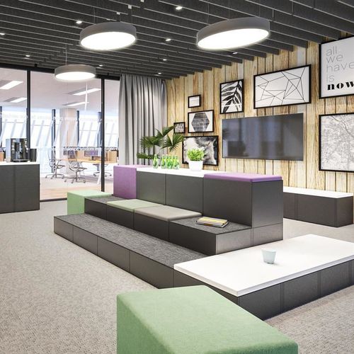 Moderner Hörsaalstuhl - Ligo - Mikomax Smart Office - für den Innenraum / Stoff / Holz