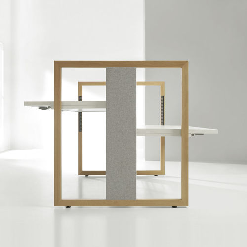 Chefschreibtisch - STAND UP R  - Mikomax Smart Office - modern / Holz / Metall