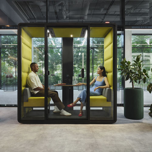 POD-Büro / Akustik - HushFree.XM - Mikomax Smart Office - mit Glastür / ergonomisch / für 2 Personen