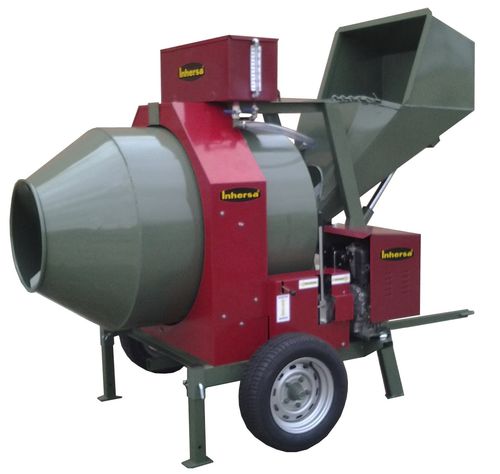 Mobiler Betonmischer - HA-400 - Inhersa - hydraulisch