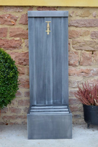 Garten-Springbrunnen - AZALEE - MISTERZINC - Zink / modern