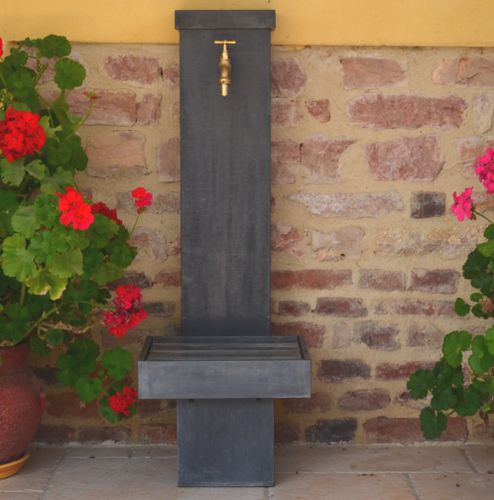 Garten-Springbrunnen - LYS - MISTERZINC - Zink / modern