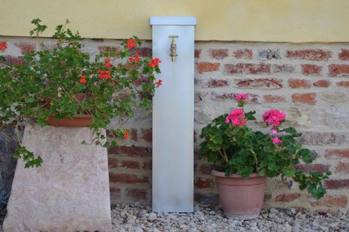 Garten-Springbrunnen - YUCCA - MISTERZINC - Zink / modern