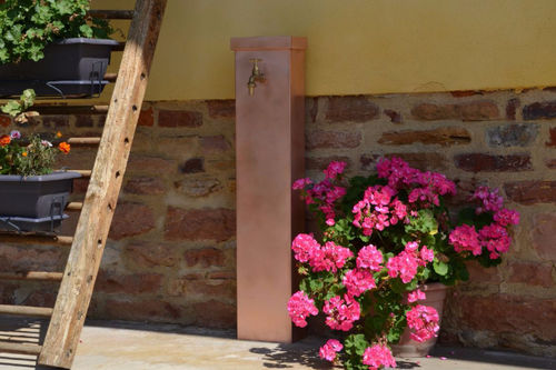 Garten-Springbrunnen - COSMOS - MISTERZINC - Kupfer / modern