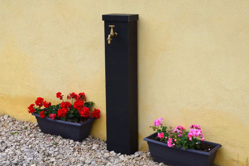 Garten-Springbrunnen - ZINNIA - MISTERZINC - Zink / modern