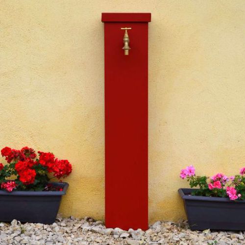 Garten-Springbrunnen - AMARYLLIS - MISTERZINC - Zink / modern