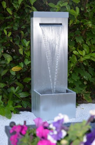 Garten-Springbrunnen - VICTORIA - MISTERZINC - Zink / modern