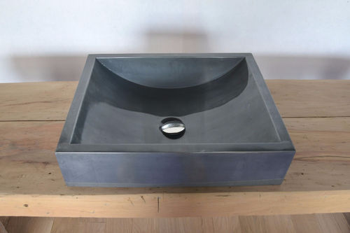 Aufsatzwaschbecken - MISTERZINC - Zink / rechteckig / modern