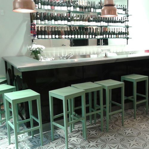 Bartheke - BAR ITALIE - MISTERZINC - L-förmig