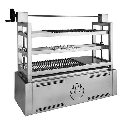 Tischgrill - ROBATAYAKI RM SE - Mibrasa Charcoal Oven SL - Profi / Edelstahl